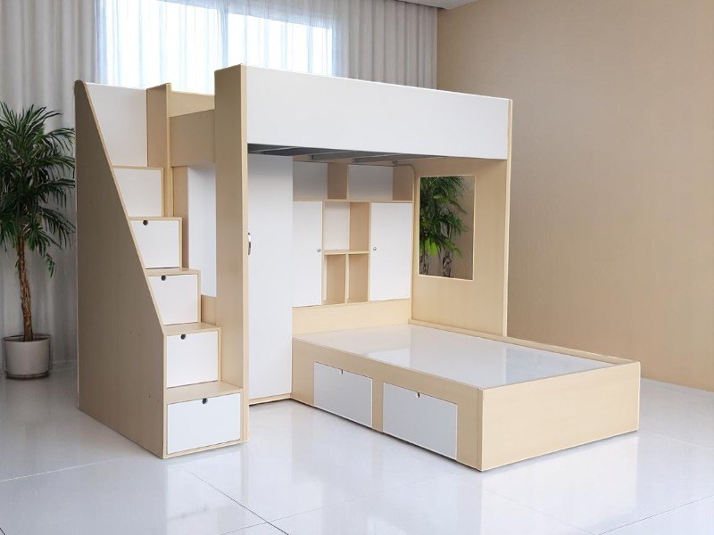 7 mẫu giường tầng cho bé siêu dễ thương