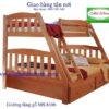 Giường tầng gỗ tự nhiên MS : 8106 Giá : 1m2 - 0m90 = 16000000