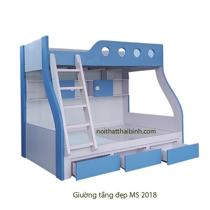 Giường tầng đẹp cho bé trai MS 2018 1 Giường tầng đẹp cho bé trai MS 2018