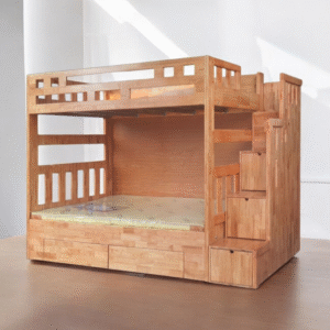 Giường tầng gỗ đẹp MS 2084 12 Giường tầng gỗ đẹp MS 2084