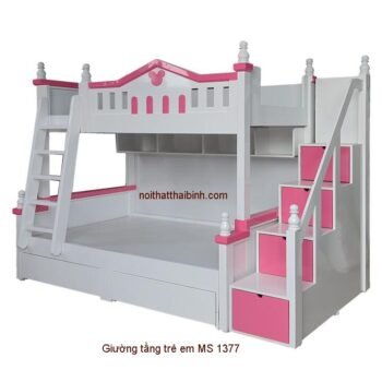 Giường 2 tầng cho trẻ em MS 1377 Giá bán= 15.500.000đ giảm còn= 13.500.000đ