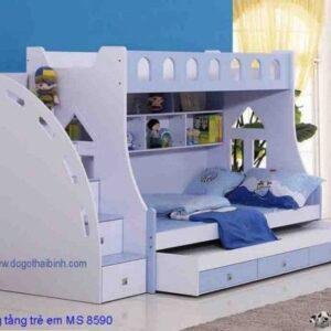 Giường tầng MS 8590 Size : giường 1m2 tầng 0m9   Giá : 14,200,000đ