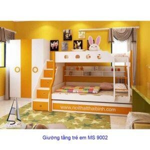 Giường tầng trẻ em MS 9002 - Giá bộ có tủ áo 1m6 : 20.300.000đ