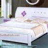 Giường sơn trắng MS : 3009  Giá : 4.500.000 - Hình ảnh 2