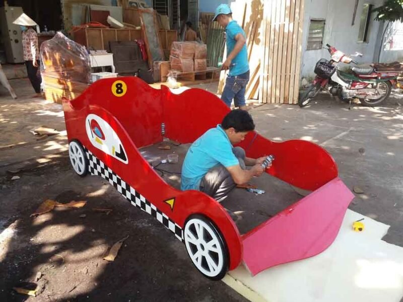 Giường xe trẻ em MS 8965 Giá 1m2 = 5.500.000 - Ảnh 5