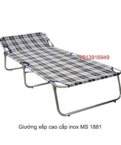 Giường xếp cao cấp khung inox MS 1881