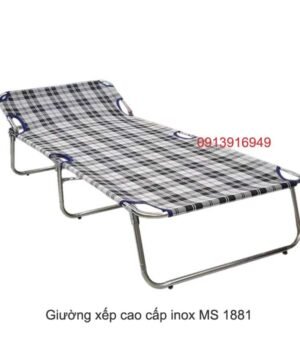 Giường xếp cao cấp khung inox MS 1881