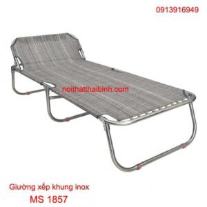 Giường xếp khung inox MS 1857