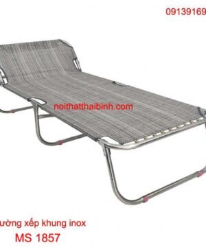Giường xếp khung inox MS 1857