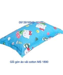 Gối gòn áo vải cotton MS 1890