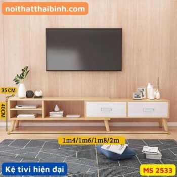 Kệ tủ tivi hiện đại đẹp MS 2433