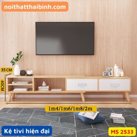 Kệ tủ tivi hiện đại đẹp MS 2433