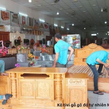Kệ tivi gỗ gõ đỏ cao cấp MS 2928