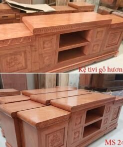 Kệ tivi gỗ hương đá MS 2422