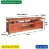 Kệ tivi gỗ tự nhiên MS 2660 - Ảnh 4
