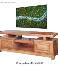 Kệ tivi gỗ xoan đào MS 2058
