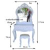 Bàn trang điểm cao cấp đẹp MS 2512 - Hình ảnh 3