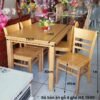 Bộ bàn ăn gỗ tự nhiên 4 ghế MS 2940 - Ảnh 2