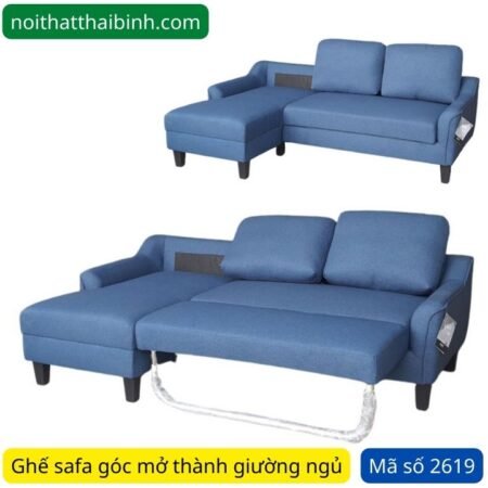 Ghế sofa mở ra thành giường ngủ MS 2619
