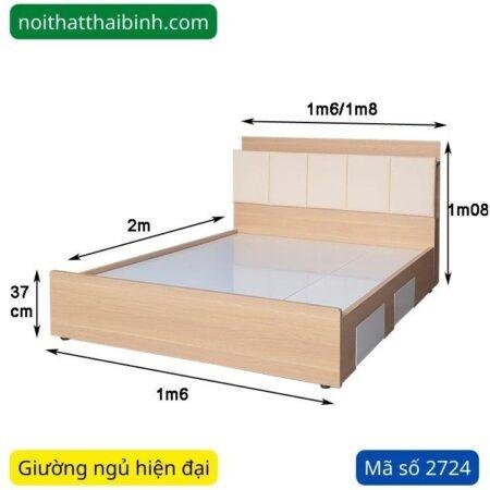 Giường ngủ hiện đại MS 2724 8 Giường ngủ hiện đại MS 2724