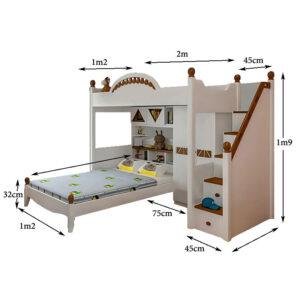 Bộ nội thất giường tầng cho bé MS 9814