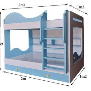 Giường Tầng Cho Bé Cao Cấp MS 3199