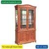Tủ rượu gỗ xoan đào 1m MS 2682