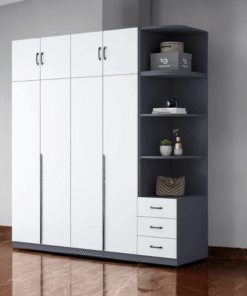 Mẫu tủ quần áo đẹp hiện đại MS 3207