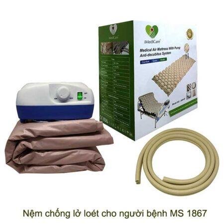 Nệm hơi mát lưng cho người bệnh MS 1867 | GIAO HỎA TỐC TPHCM