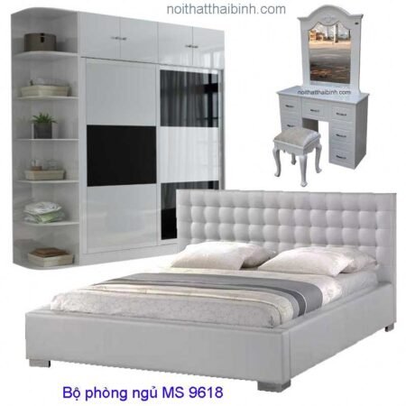 Bộ nội thất phòng ngủ hiện đại MS 9618 Giá bộ = 30.200.000