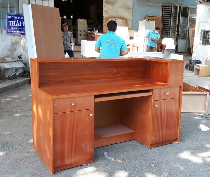 Quầy tiếp tân MS 9235 Giá 2m0 = 8.000.000 - Ảnh 3