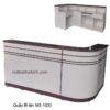 Quầy lễ tân bo góc đẹp MS 1030 Giá bán = 9.000.000 đ