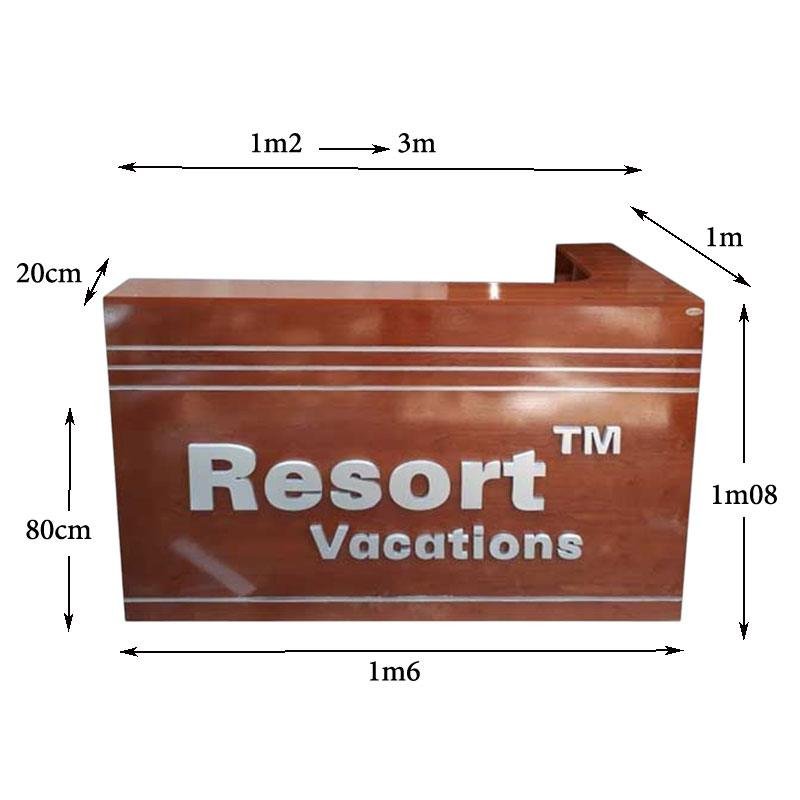 Quầy tiếp tân MS 3218 2 Quầy tiếp tân MS 3218 - Ảnh 2