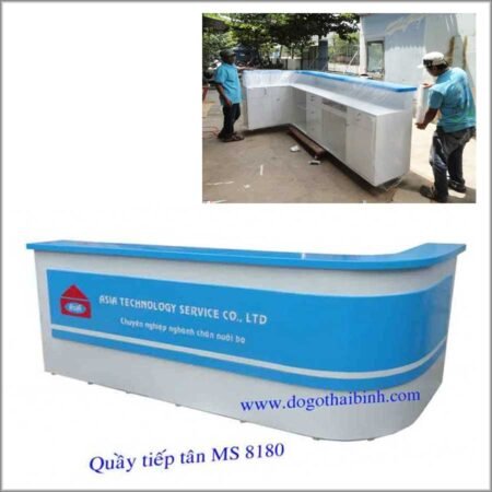 Quầy tiếp tân MS 8180 Giá  1m6 : 5.600.000