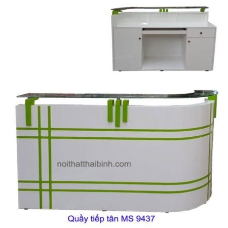 Quầy tiếp tân MS 9437 Giá 1m6 = 5.000.000