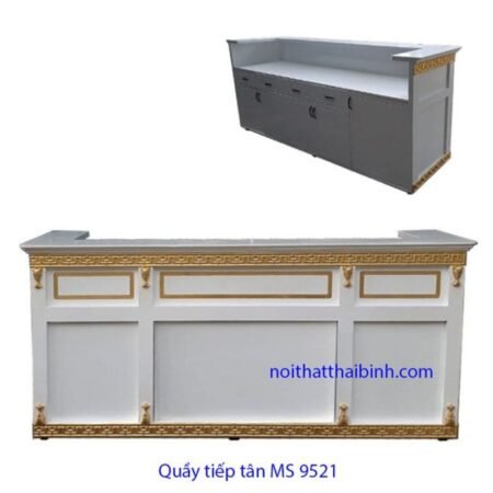 Quầy tiếp tân MS 8521 Giá 2m0 = 13.500.000