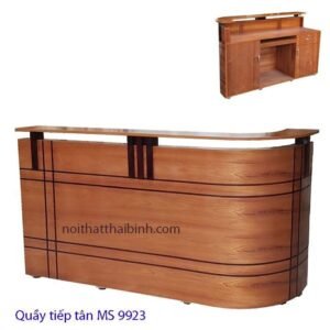 Quầy tiếp tân dài 1m8 MS 9923 Giá bán = 7.000.000 đ
