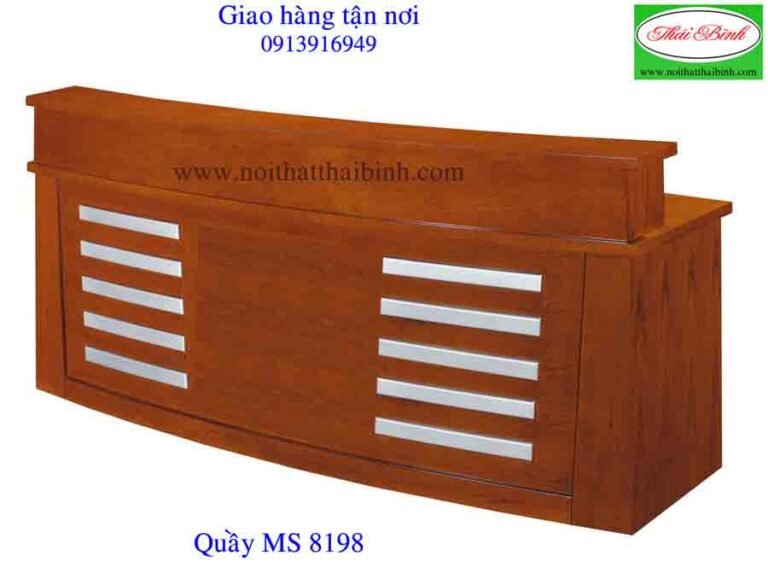 Quầy tính tiền-Quầy lễ tân MS 8198-Giá 4.000.000/m2