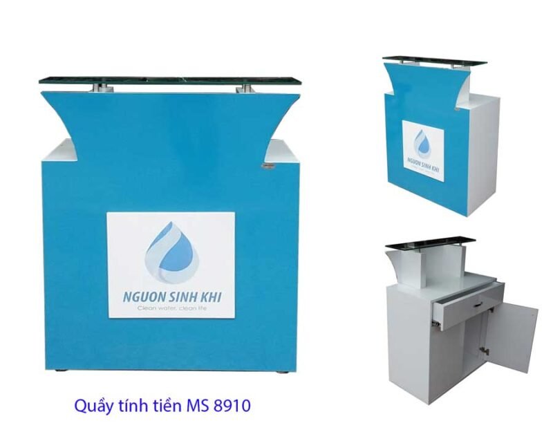 Quầy tính tiền  MS 8910 Size 1m0 x 1m08 Giá : 3.600.000