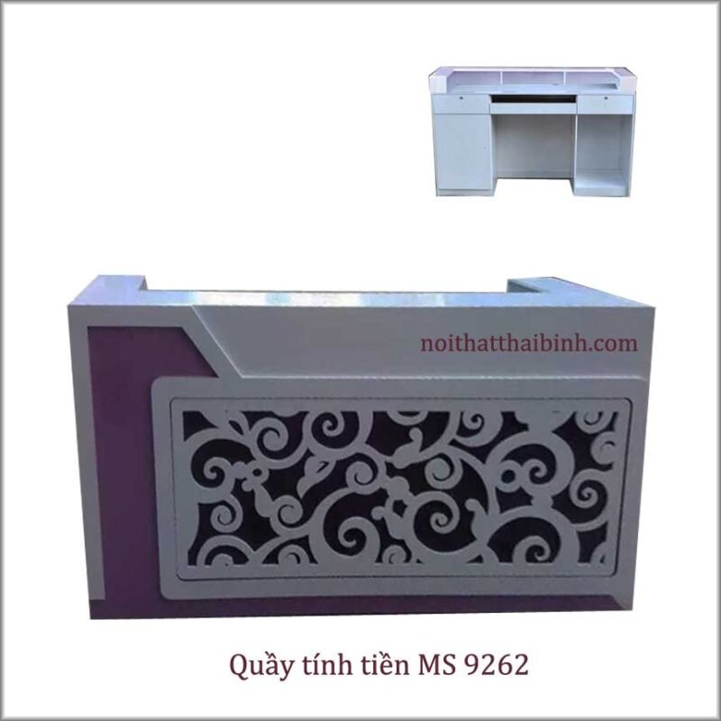 Quầy tính tiền MS 9262 Giá 1m2 = 5.500.000