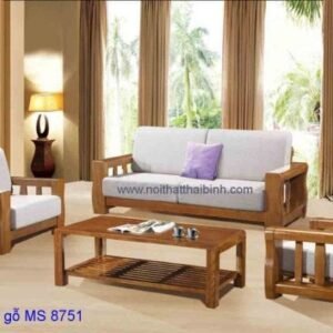 Bộ sa lon gỗ MS : 8751 Giá : 28.500.000