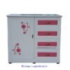 Tủ áo lùn 1 cánh 4 hộc kéo MS 9210 Giá 1m2 = 3.500.000 - Hình ảnh 5