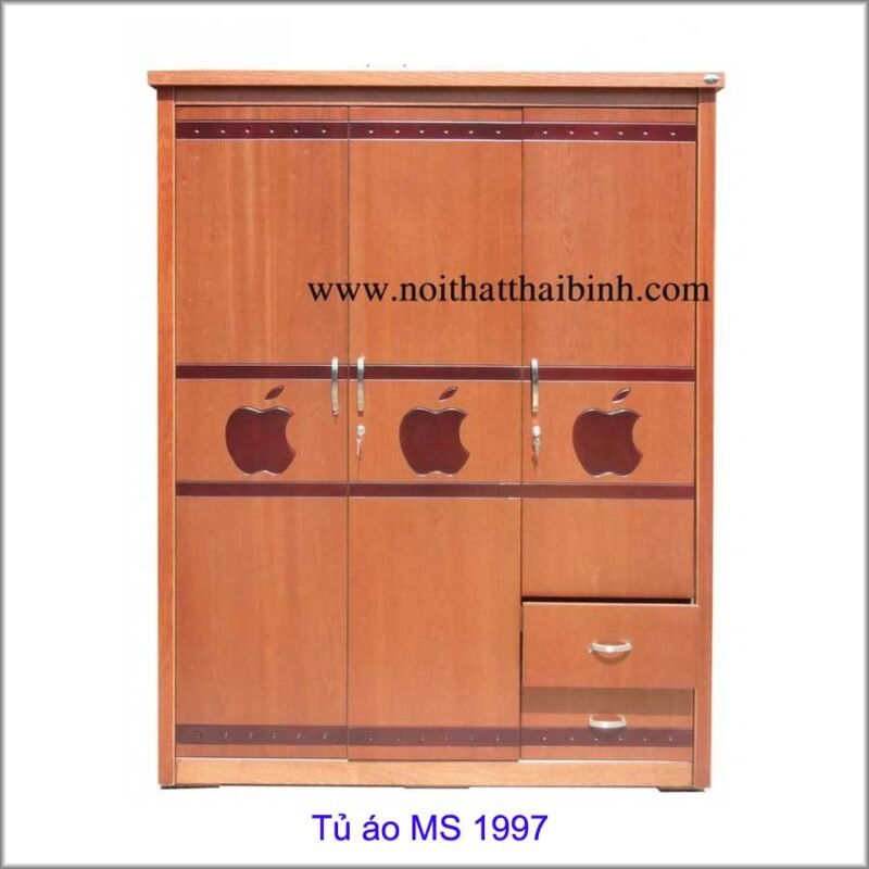 Tủ quần áo gỗ cn xoan MS 1997  - Giá : 6.500.000