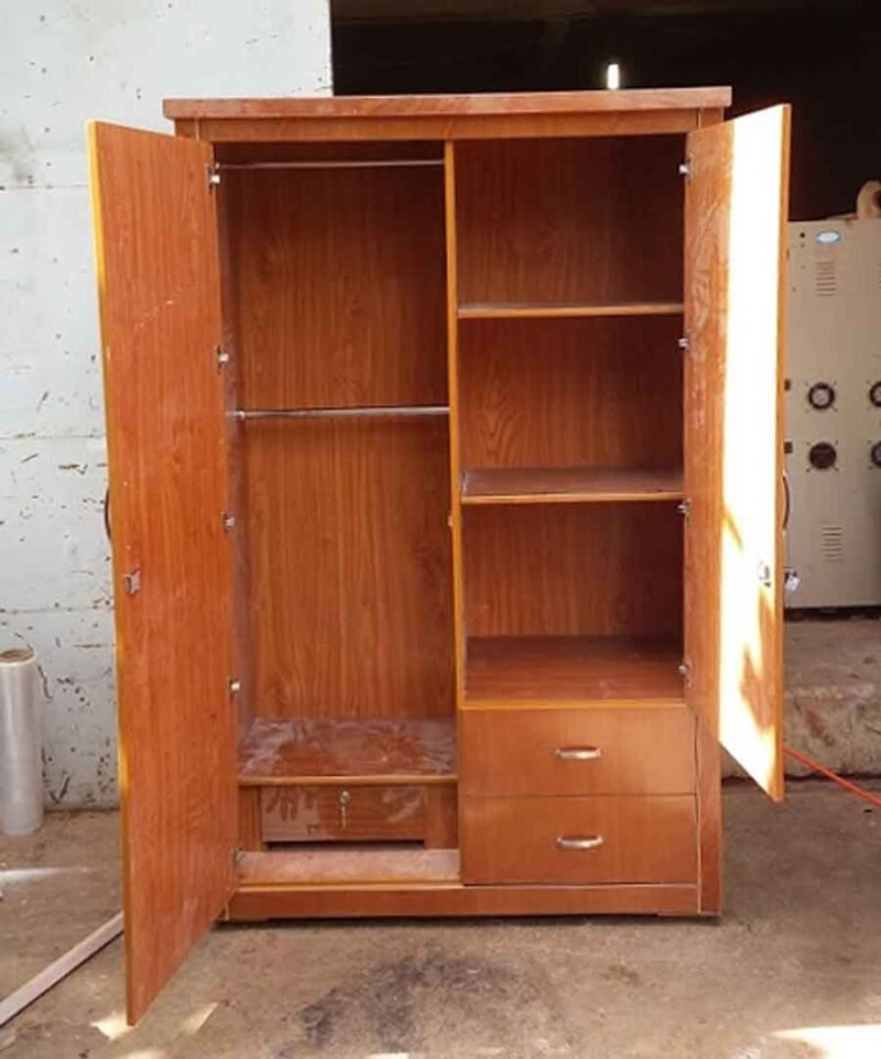 Tủ áo gỗ phủ vân gỗ xoan đào MS : 8997 - Ảnh 3