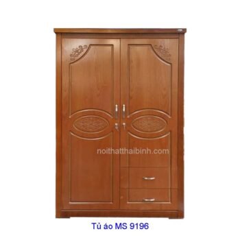 Tủ áo phủ vân gỗ MS 9196 Giá 1m0 = 5.000.000đ