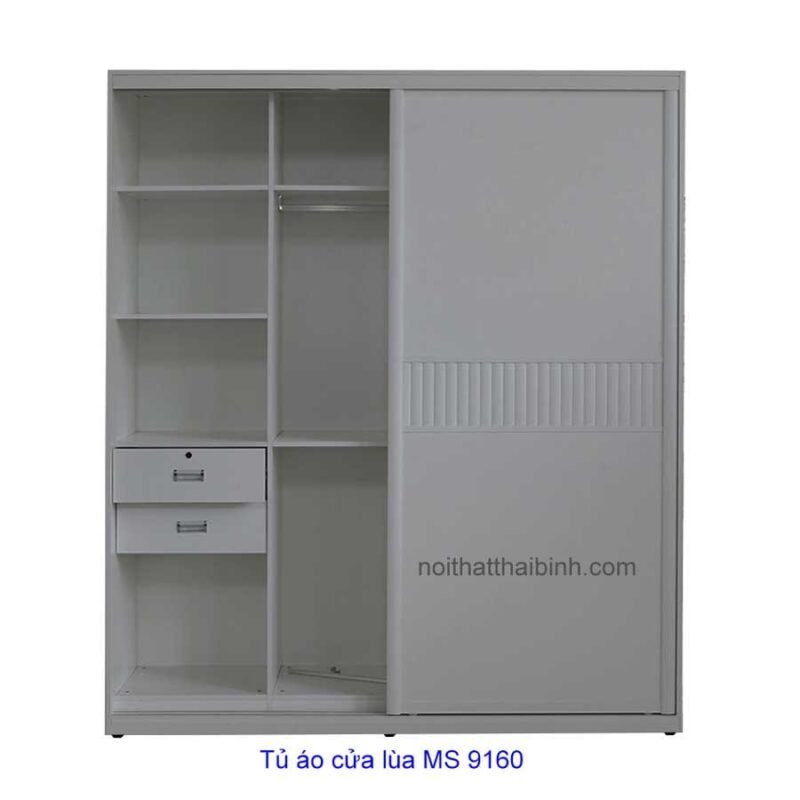 Tủ áo cửa lùa MS 9160 Giá 2m0 = 9.000.000
