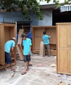 Tủ áo vân gỗ sồi MS 9257 Giá 1m6 = 6.800.000đ