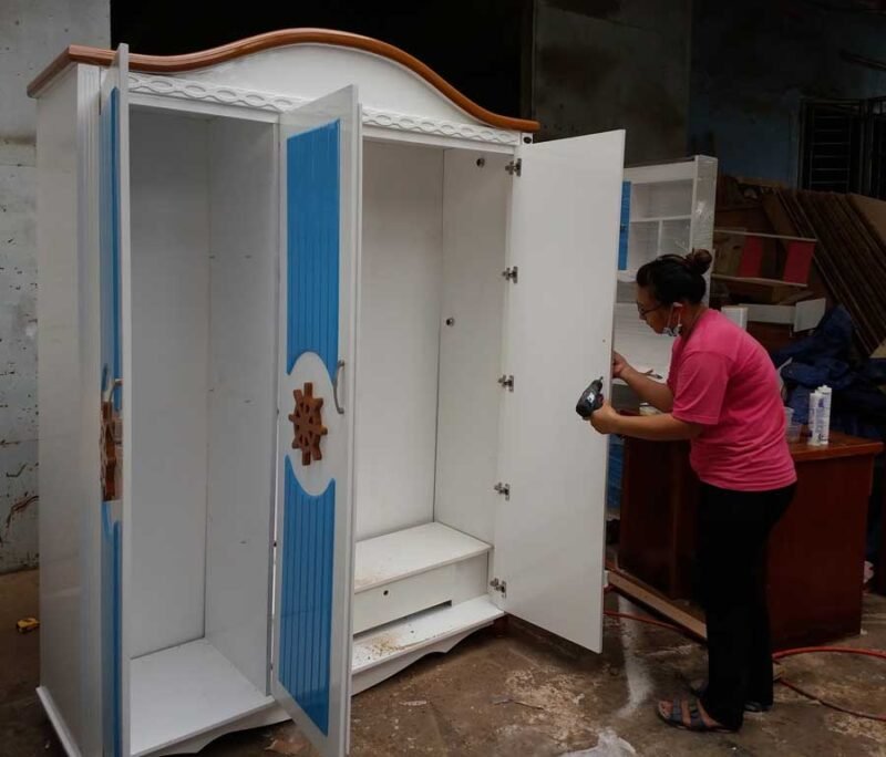 Tủ áo phòng ngủ MS 9082 Giá : Size 1m6 = 7.500.000 - Ảnh 5