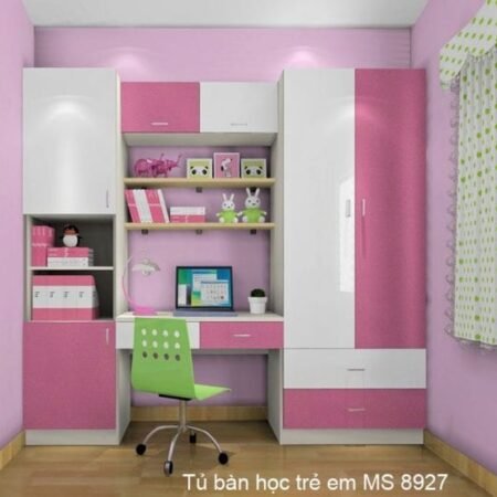 Tủ áo - bàn học trẻ em MS 8927 Giá : 2.600.000 m2