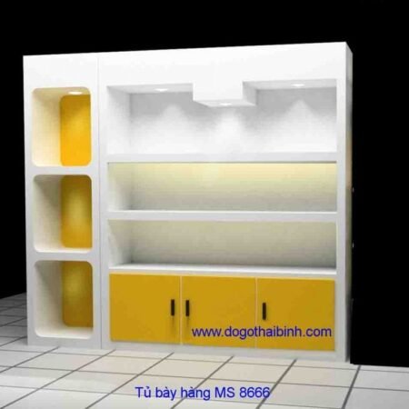 Tủ bày hàng MS 8666 Size : 2m0 x 2m2 x 0m4 Giá = 2.000.000m2